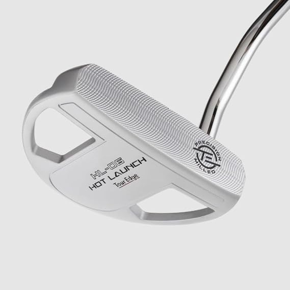 Tour Edge Hot Launch HL-06 Putter 35" (Mallet, Single Bend) Milled 2025