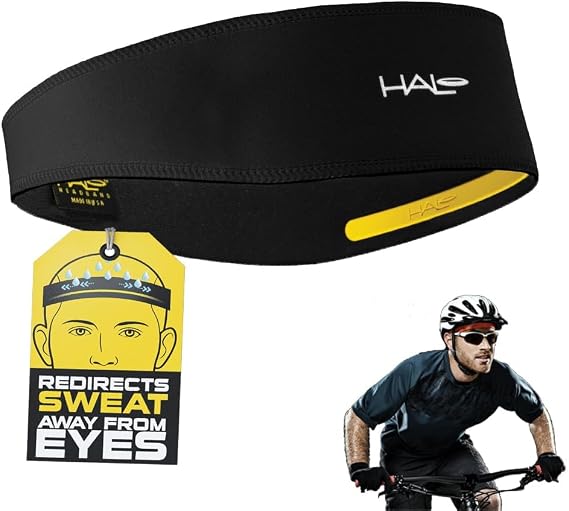 Halo Headband Halo II, 2 inch Wide Sweatband Pullover Running Headband for Men and Women, No Slip with Moisture Wicking Dryline Fabric and Sweat Channeling Technology