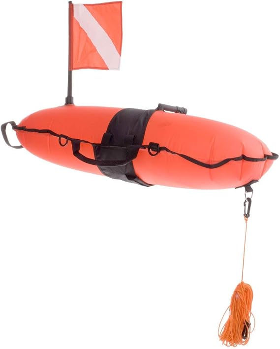 Innovative Scuba Concepts Torpedo Buoy Orange W/LINE