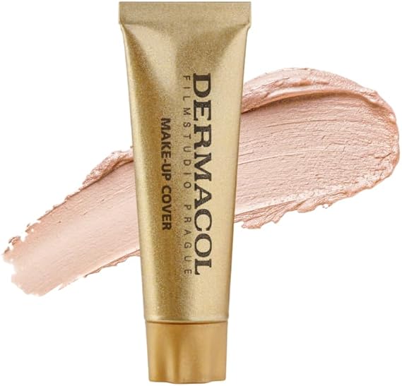 Dermacol Full Coverage Tattoo Cover Matte Foundation SPF 30, 13g, Shade 208 | Tattoo cover up makeup Long-lasting for oily skin; covers acne, scars & under-eye bags; hypoallergenic