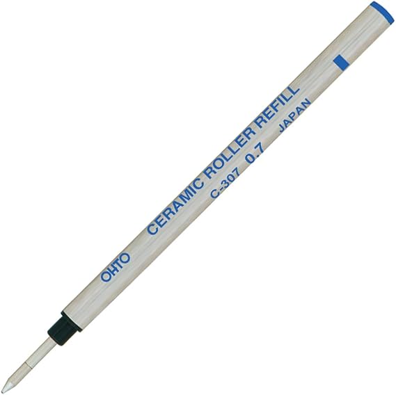 Ohto C-307P Ceramic Roller Ball Pen Refill - 0.7 mm - Blue