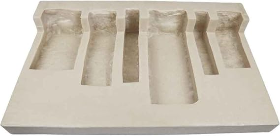 Rubber Molds for Concrete, EZ Stack 1-Step Corner Mold, Version 1