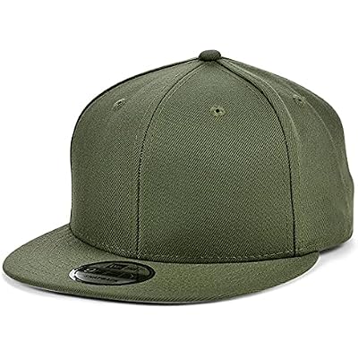 New Era Blank Custom 9FIFTY Adjustable Snapback Cap Olive