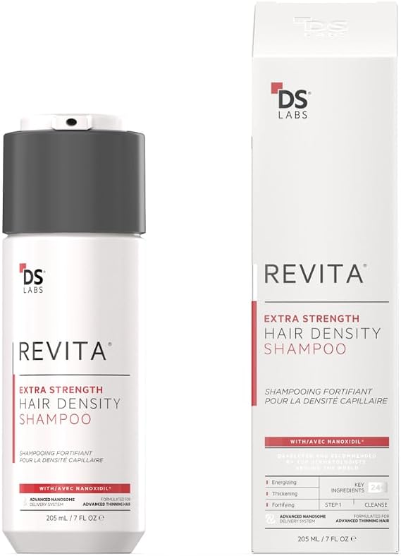 DS Laboratories Revita Extra StrengthShampoo - Growth Hair Products, DHT Blocker Thickening Hair Treatment for Women and Men, Biotin