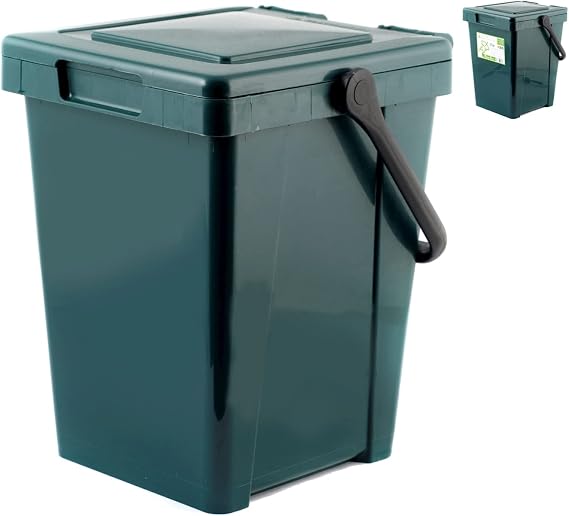 Home Minmax+ Green Plastic Container for Compostables, 25 litres