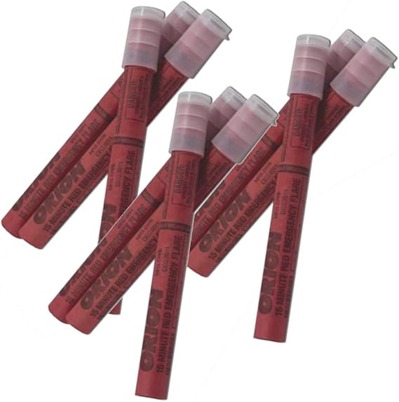 3 Packs of High Visibility Eco-Friendly 15-Minute Road Safety Flares (Pack of 3)