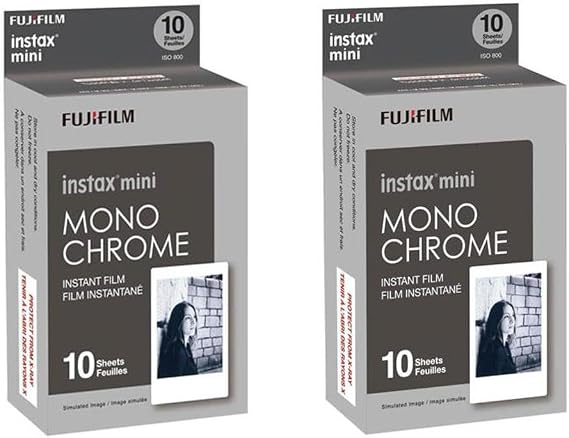 Fujifilm Instax Mini Monochrome Film - 20 Exposures