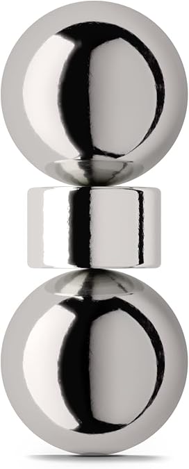 M&P Fake Belly Button Piercing - Magnetic Navel Ring - Without Piercing - Non Pierced - Clip on - Surgical Steel (Gravity)