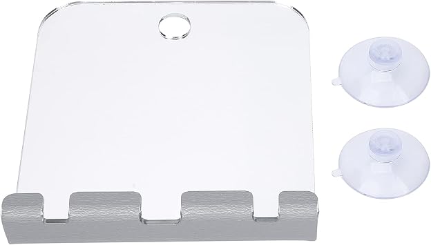 Bathroom Mirror, Shower Mirror Fogless for Shaving Shower Mirror Fogless for Shaving with Holder Shatterproof Fogless Mirror