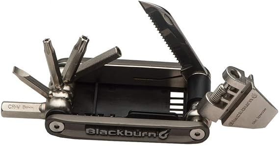Blackburn Wayside 19 Function Bike Multi-Tool (Outpost Pewter, One Size) | 19-Function Bike Multi Tool With Removable Ball End Hex Keys, Allen Keys and Torx Tools For Fast Trail Repairs