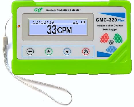 GQ GMC-320Plus Fulfill Nuclear Radiation Detector Meter Test Equipment (Green)