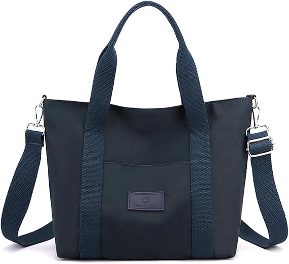Nylon Tote Bag for Women Waterproof Cross Body Handbags Purses with Zipper Pocket Shoulder Bag Ladies Casual Satchel