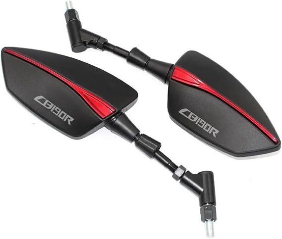 For Honda CB190R CB 190R CB190 R Motorcycle Mirror CNC Handlebar End Rearview Side Mirrors(Red)