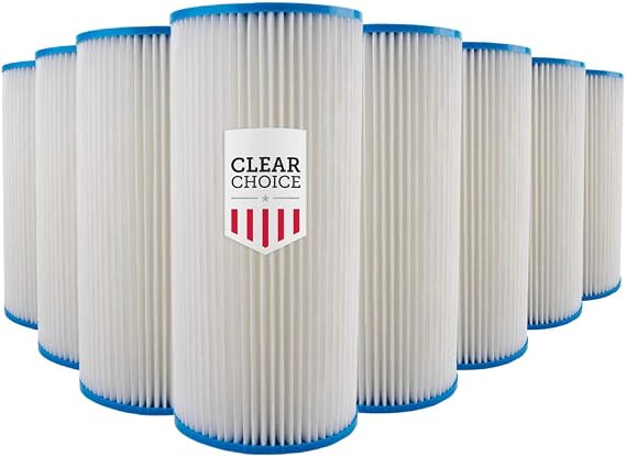 Clear Choice 10x4.50" 30 Micron Sediment Filter 10" RO 8-Pk Cartridge