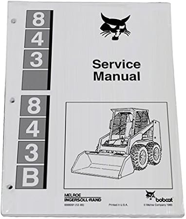 Bobcat 843 843B Workshop Repair Manual