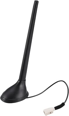 No.5054098751910790 Antenna Base Roof Mounted Radio Antenna with Antenna for Fiat 500  OuterDurable Plastic  1 Set Black