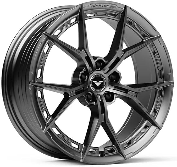 Vorsteiner VFX-002 20x9 Fr & 20x10.5 Rr Carbon Graphite Wheel Set fits Tesla Model 3 2017 4 Wheels Included