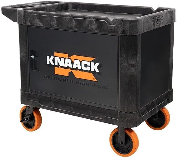 Knaack 45.5 Inch X 27 Inch X 37 Inch Steel And Hdpe Armored Transport, Black