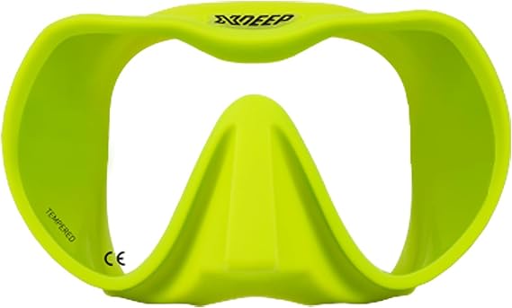 Radical Scuba Diving Mask - Lime