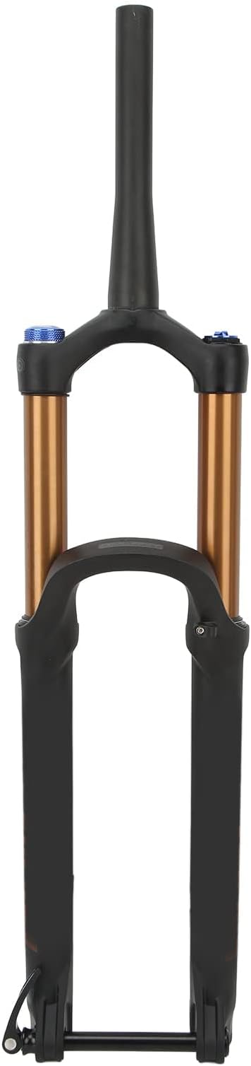 Bike Suspension Fork, 27.5 Inch 175mm Stroke Bike Front Suspension Fork, Tapered Steerer Manual Lockout Bike Front Fork, Anti Impact Cycling Suspension Fork
