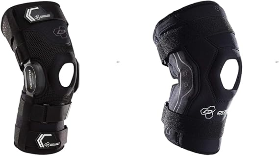 DonJoy Performance BIONIC FULLSTOP ACL Knee Brace X-Large and Bionic Knee Support Brace Black Large Bundle