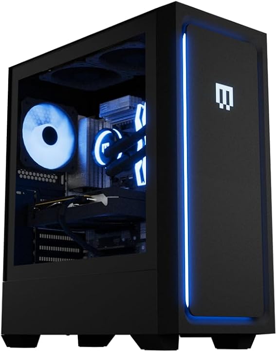 MAINGEAR Classic MG-1 | Gold Gaming Desktop PC - NVIDIA GeForce RTX 5060 Ti 16GB - AMD Ryzen 5 9600X - 32GB DDR5 Memory - 1TB NVMe SSD Storage - RGB