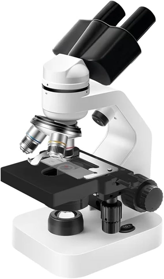 Composite binocular Microscope 40X-2000X HD biological laboratory metal Microscope observation science education kit LED slides