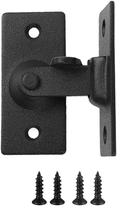 Mini Size 90 Degree Door Latch Sliding Screen Door Latch Barn Door Lock Hasp Latch Clasp Lock Pocket Door Locks and Latches