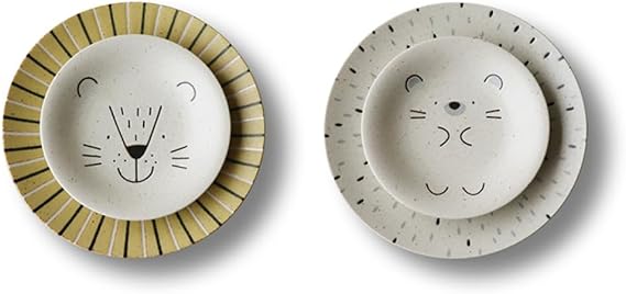 Awasaka Mogu Lunch Pair Plate Set 7-2096