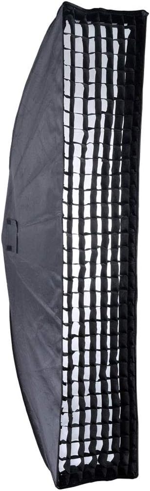Godox SB-FW Strip Softbox 35x160cm Strip Light Modifier Honeycomb Grid Studio Lighting Photography S-Fit Mount Speed Ring Diffuser stripbox Flash Modifier Strobe Light Photography Portrait Photo