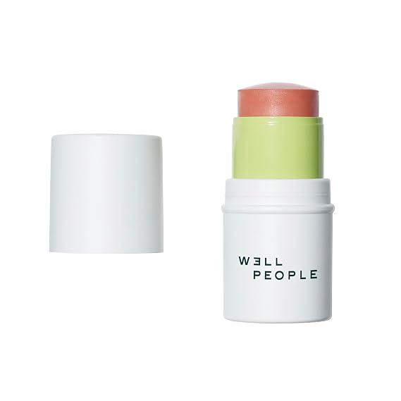 Well People Supernatural Stick Multi-Use Blush, Peach | Creamy, Hydrating Blush Stick For A Pop Of Color, Use For Cheeks & Lips, Vegan & Cruelty-Free