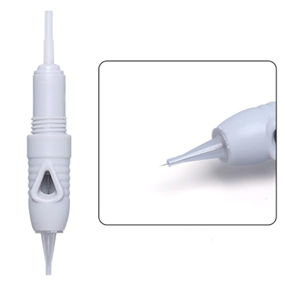 50pcs/pack Microblading Cartridge Needle for Charmant Device Permanent Makeup Machine Pen Charme Princess Tattoo Machine Needles (50pcs1P)