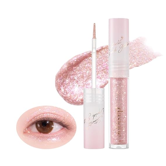 dasique Starlit Jewel Liquid Glitter, e#06 Pink Crystal