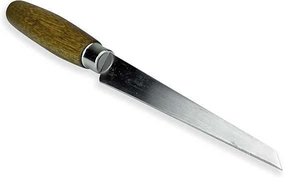 REMA TIP TOP R930 Wood Handle Tire Patch Repair Skiving Knife, Tapered Point Tip, Professional Rubber Cutting and Tire Repair Preparation Tool