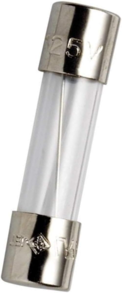Witonics 500mA 250V Fast Blow Glass Fuses 5x20mm (Pack of 5)