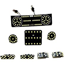 8 Pcs 6000K White 2835SMD LED Interior Reading Lights for Volkswagen Passat B7 2011-2015, Car Dome Map Indoor Light