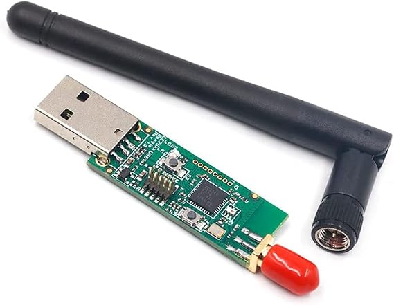 CC2531 USB Dongle + Anten 2.4Ghz Zigbee Wifi Bluetooth Kablosuz Data Yakalayıcı Protokol Analiz Cihazı Akıllı Ev Iot Data İzleme