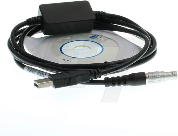 HangTon Data Cable GEV267 5 Pin to USB for Leica TCRP TS02/06/09/11/12/15/16 tcr402 TPS1200 TPS800 TPS400 TPS300 Total Station