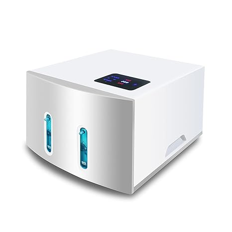 Hydrogen Generator Water Ionizer Hydrogen Inhalation Machine with 150+150 (300) ml/min Dual-Output Inhaler 99.99% High Purity H2 Low Noise SPE PEM Technology