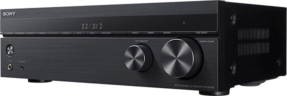 Sony STRDH590 5.2 Channel Surround Sound Home Theater Receiver: 4K HDR AV Receiver with Bluetooth,Black | Dolby Atmos & DTS:X Surround Sound, 4K HDR passthrough, Virtual Front Surround, Auto Calibration