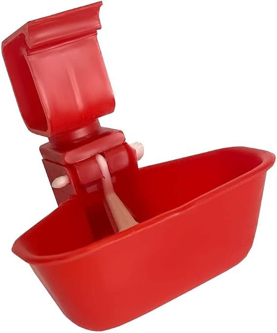 Hatching Time Automatic Chicken Drinker Cup (Small), Game Birds, Chicks, Attach to PVC Pipe or Bucket, Drinker for Chickens, Chicken Cup Waterer Kit, Free-Range Chicken Drinkers, Chicken Waterer