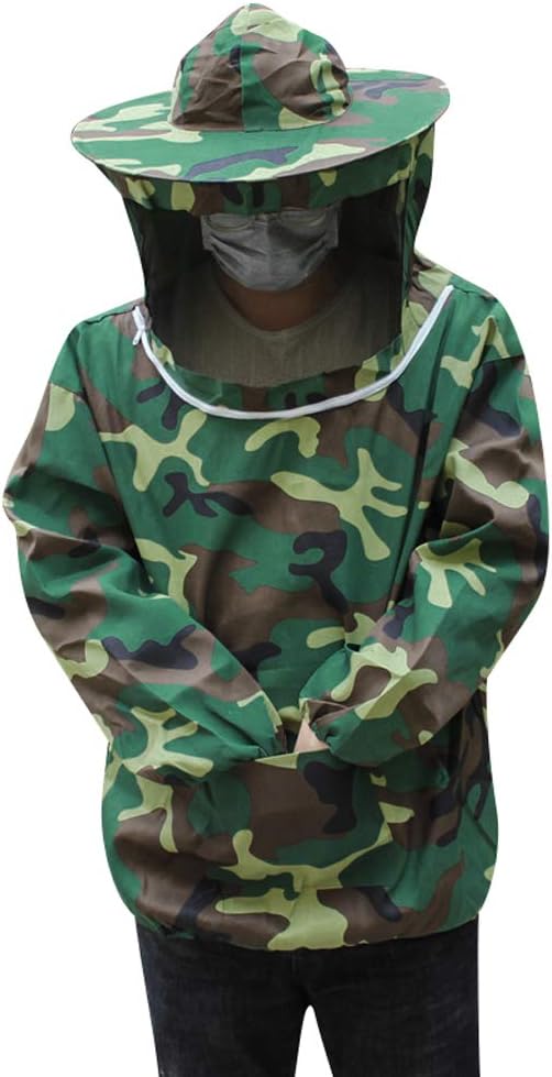 Beekeeping Suit Veil Hood Hat Jacket Coat Ventilated Bee Keeper Protective Clothes Suit Bee Keeping Costume Equipment tools