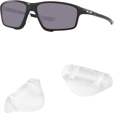 1 Pair Clear Silicone Replacement Nose Piece Compatible with Oakley Crosslink OX8030 OX8076 Mainlink OO9246 Sunglasses, Anti-Slip Silicone Rubber Nose Cushions Nose Guard Nose Pads