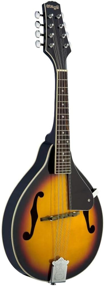 Stagg M20 8-String Bluegrass Mandolin with Adjustable Bridge - Violinburst