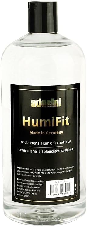 ADORINI HumiFit - Humidifier Fluid, 1L, Distilled Water/Silver ions