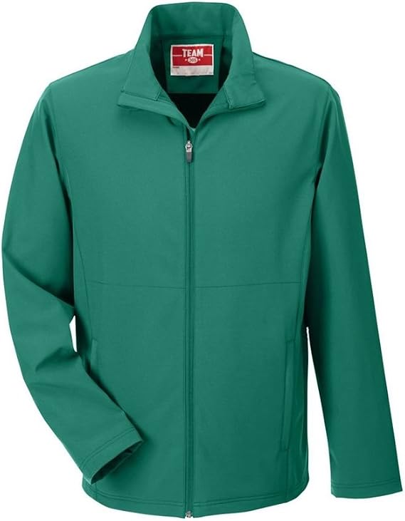 Team 365 Mens Leader Soft Shell Jacket (Small, Sport Forest)