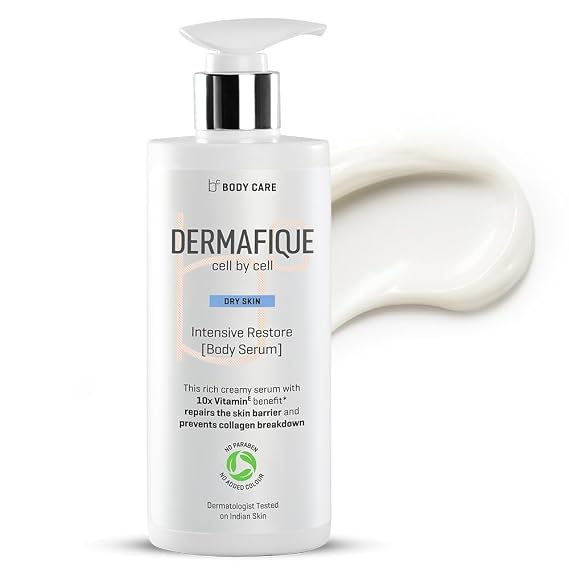 Dermafique Dermatologist Tested Intensive Restore Body Serum for Dry Skin (300 ml)