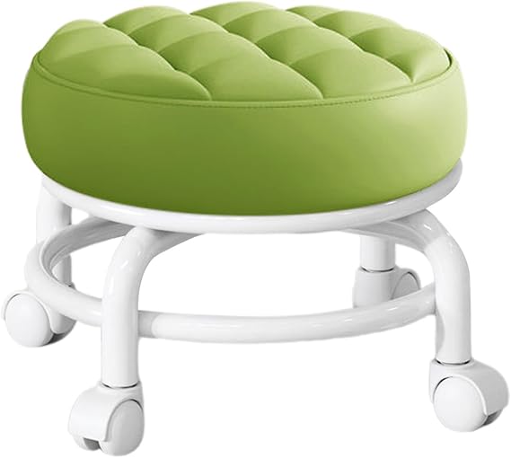 Rolling Stool Chair 360° Roll Rotatable Round