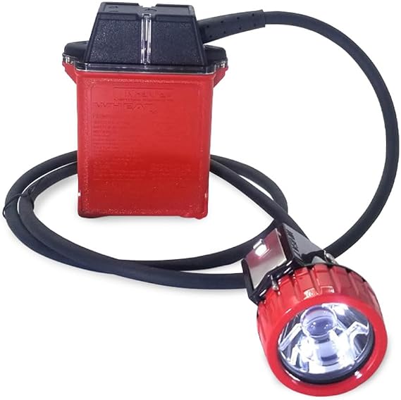 BRIGHT STAR Koehler LI5300G Corded Wheat LED Cap Lamp, MSHA Part 18 Certified Mining Light, 91 Lumens, 28Hour Runtime, UltraDurable & Lightweight, Rechargable, Made in USA