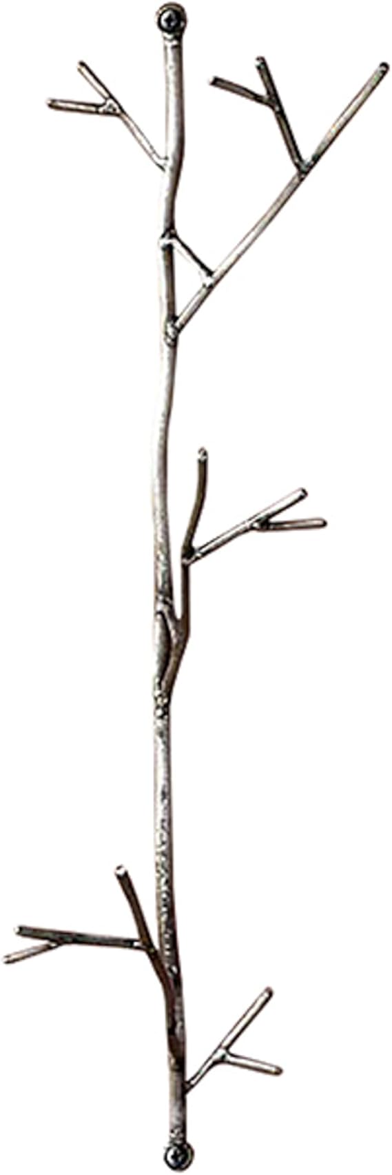 Ancient Graffiti Triple Wire Twig Hook,Gray, 19.25"H